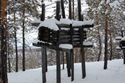 Моровые избы: зачем на Руси для покойников строили избушки на курьих ножках