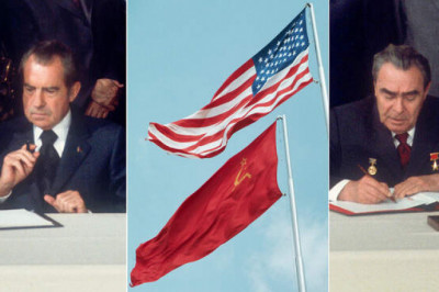 Как в СССР над Кремлем подняли флаг США