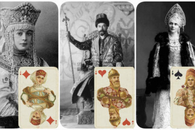 Последние Романовы на игральных картах