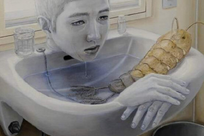 Мрачный сюрреализм Тецуя Ишида: тревожная правда и чувство отчаяния на картинах японского художника