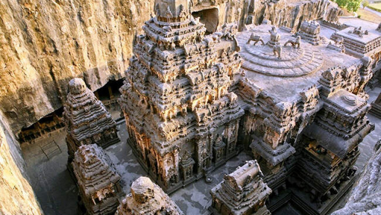 Кайласанатха: загадка древнего индийского храма, который вырезан из цельной скалы