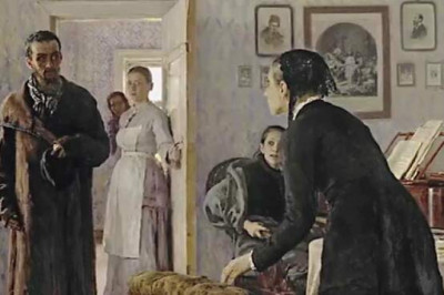 «Не ждали» Репина в деталях