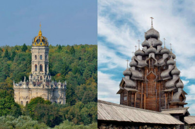 Русская храмовая архитектура разных эпох