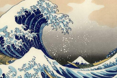 Все оттенки «Большой волны в Канагаве» Хокусая