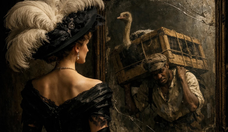 Африканская гонка за перьями: как мода породила шпионов, охотников за страусами и почти уничтожила целый вид